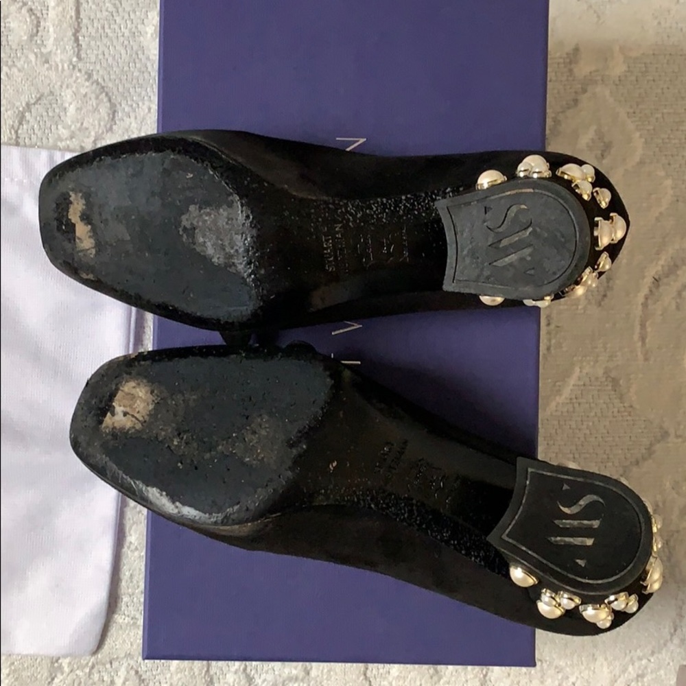 Stuart Weizman Black Suede Shoes - image 4